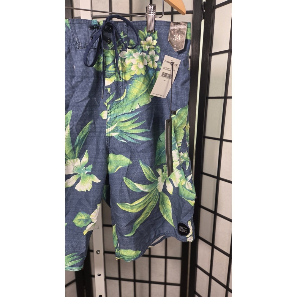 Oneill Tropical Beachwear Shorts Size 34 - Picture 2 of 8